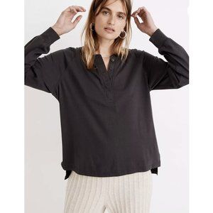 Madewell $50 Women's (Re)Sourced Cotton Henley Size M
